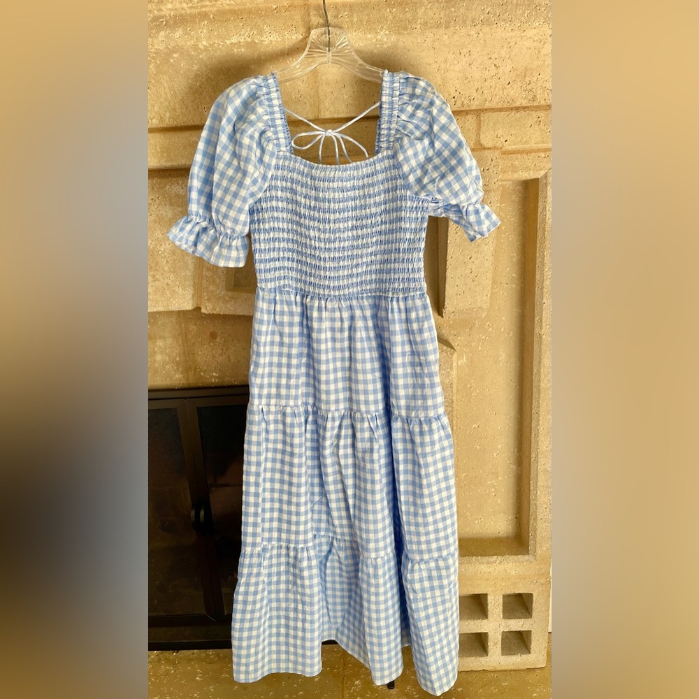 Blue Gingham Dress